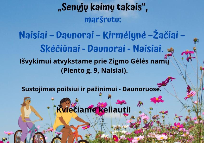 Kultūrinis-pažintinis dviračių žygis ,,Senųjų kaimų takais