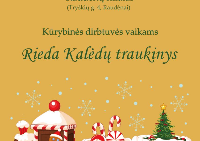 Kūrybinės dirbtuvės vaikams Raudėnuose