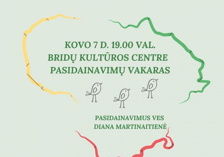 Pasidainavimų vakaras Briduose