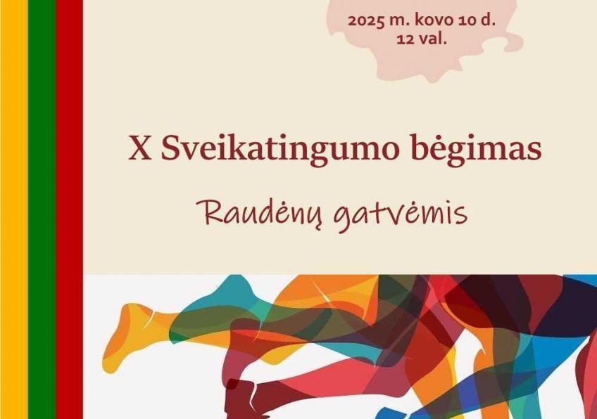 X Sveikatingumo bėgimas Raudėnų gatvėmis