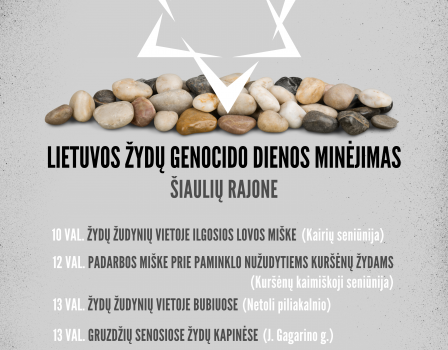 Lietuvos žydų genocido dienos minėjimas