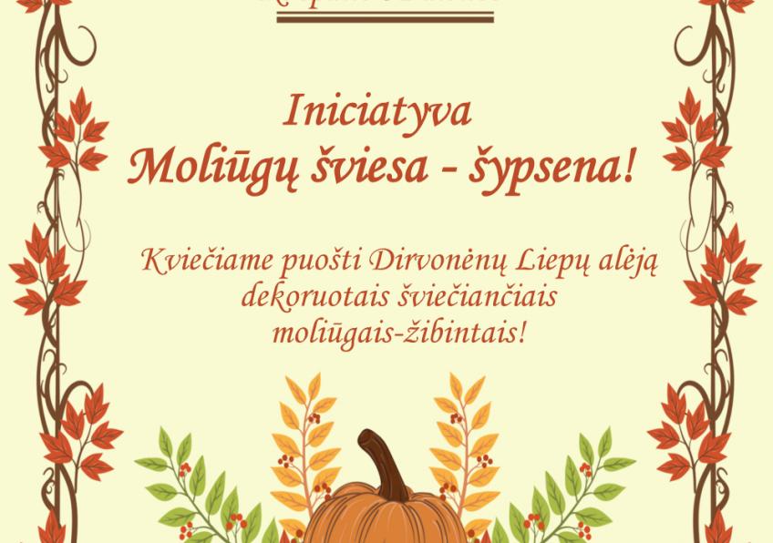 Iniciatyva „Moliūgų šviesa-šypsena"