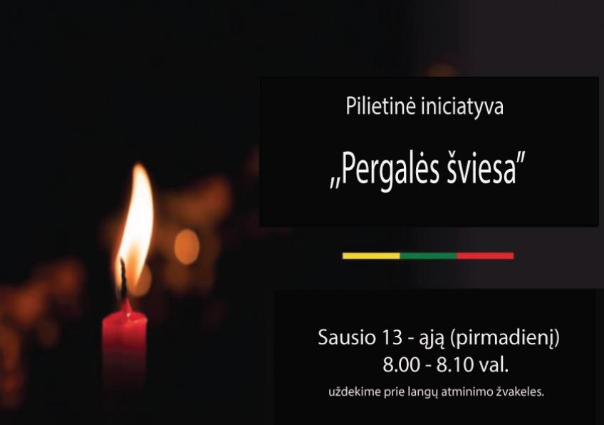 Pilietinė iniciatyva „Pergalės šviesa" Gruzdžiuose